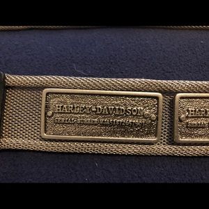 Medium Harley Davidson silver tone metal belt